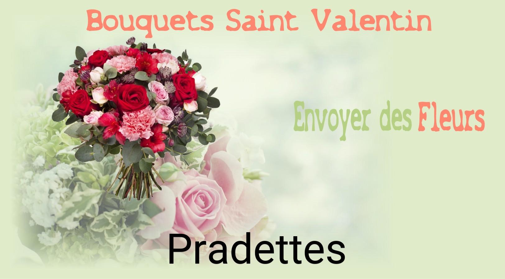 Roses de Saint-Valentin livrées à Pradettes